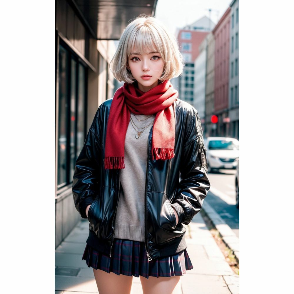 美女と赤いマフラー サンプル6ページ目