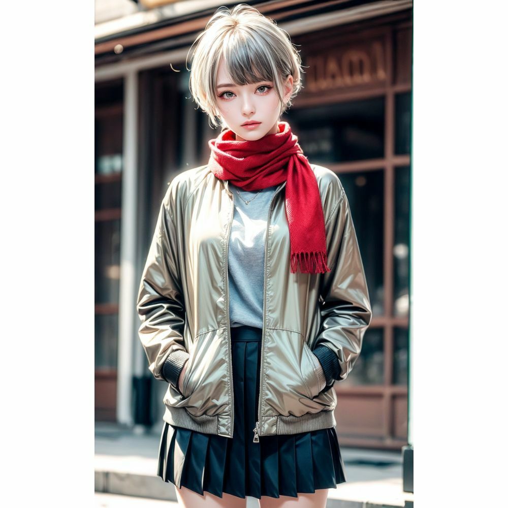 美女と赤いマフラー サンプル7ページ目