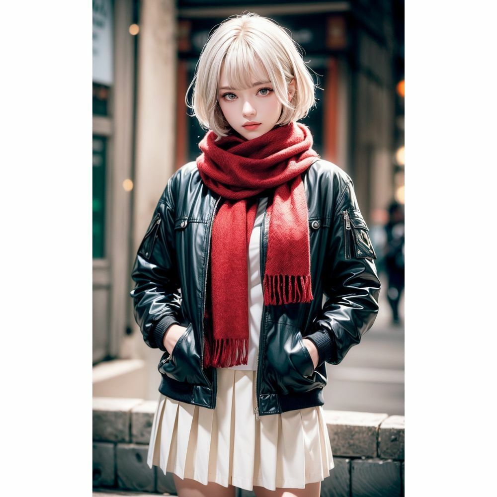 美女と赤いマフラー サンプル8ページ目