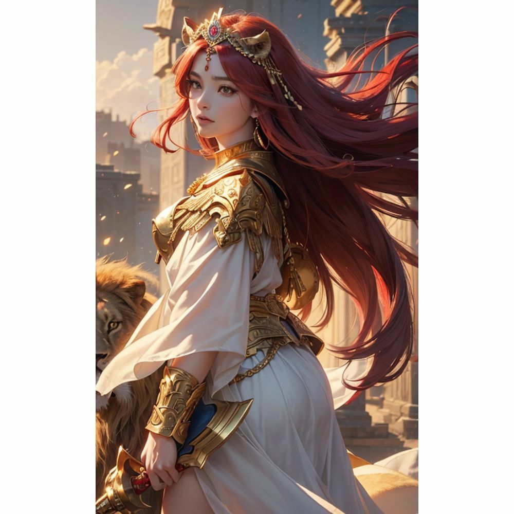 煌めく獅子と美の女神 サンプル3ページ目