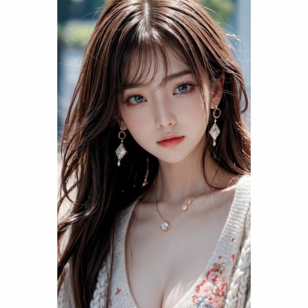 谷間がエロい美女 サンプル3ページ目