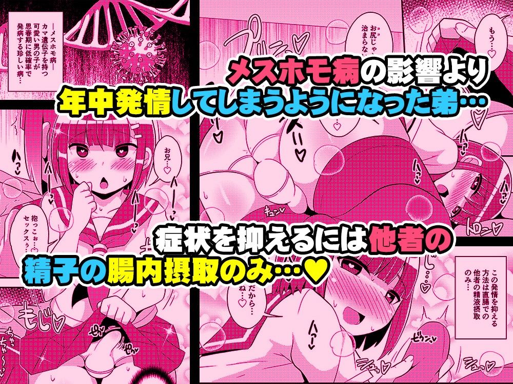 発情弟（オカマ）の性処理係 サンプル1ページ目
