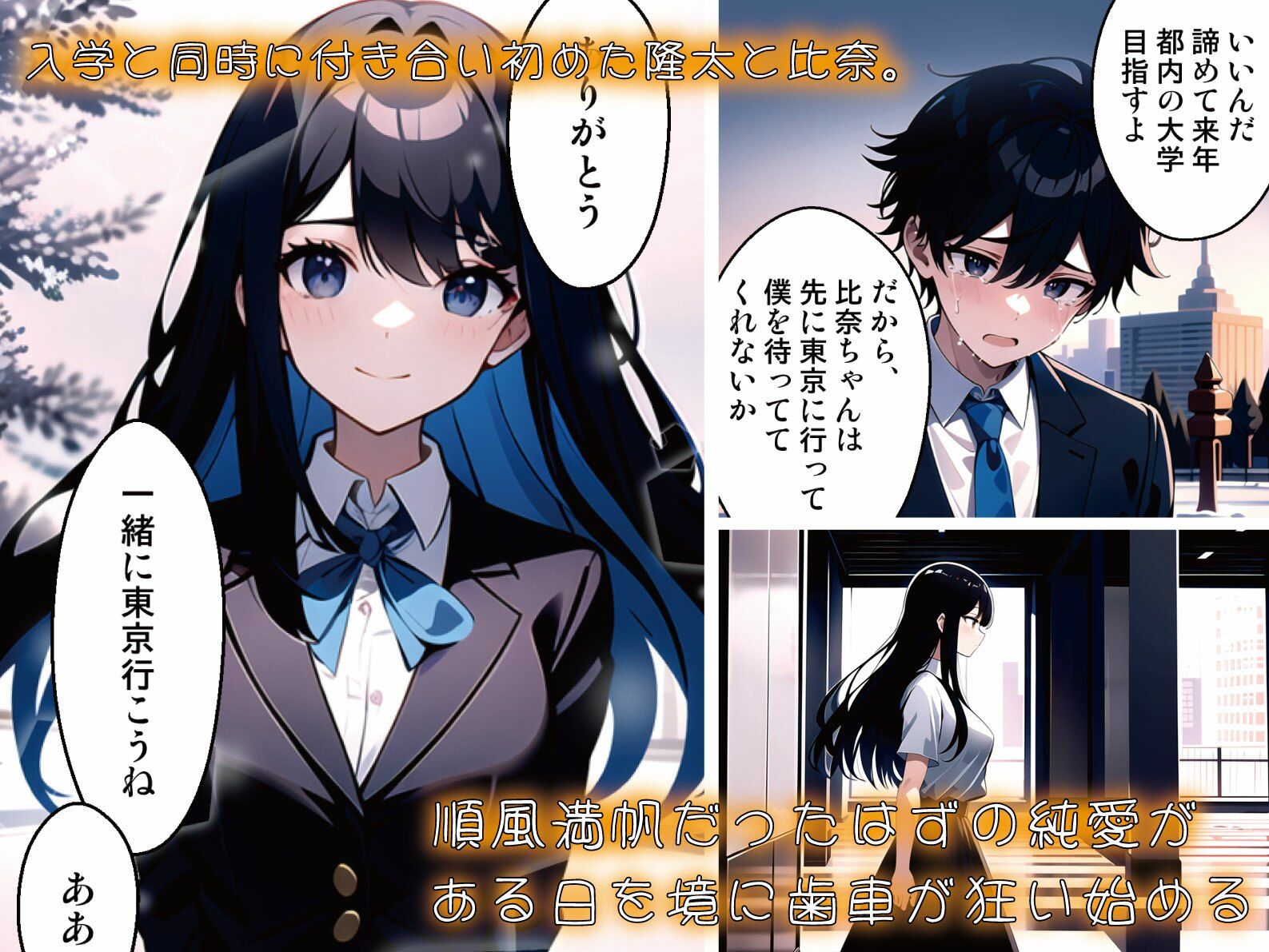 うわつき?僕の彼女がNTR（寝取ら）れた? サンプル1ページ目