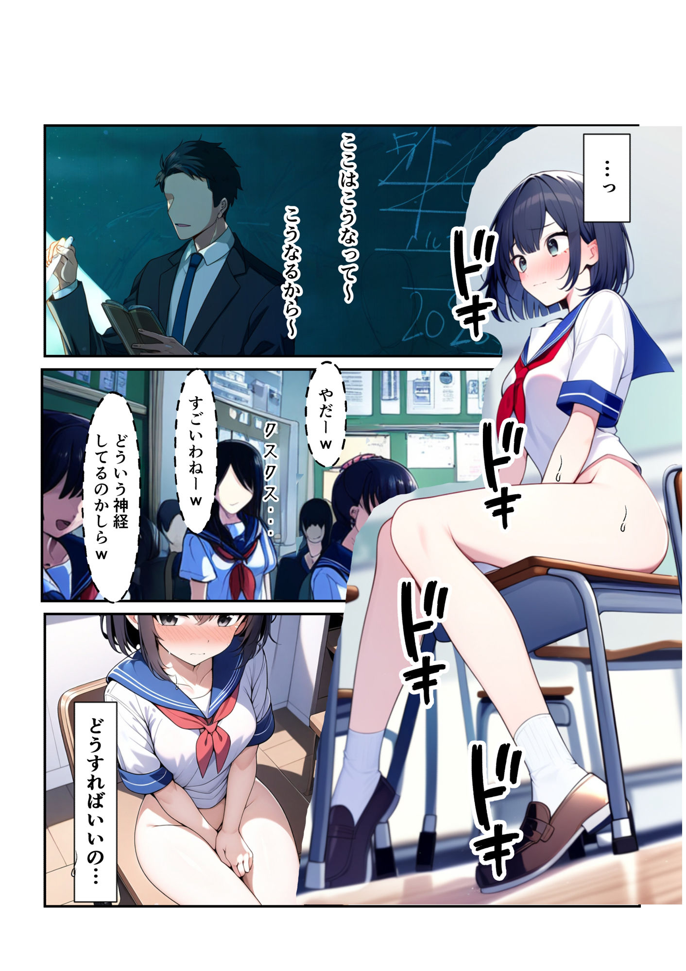 浅石来海の受難5 サンプル2ページ目