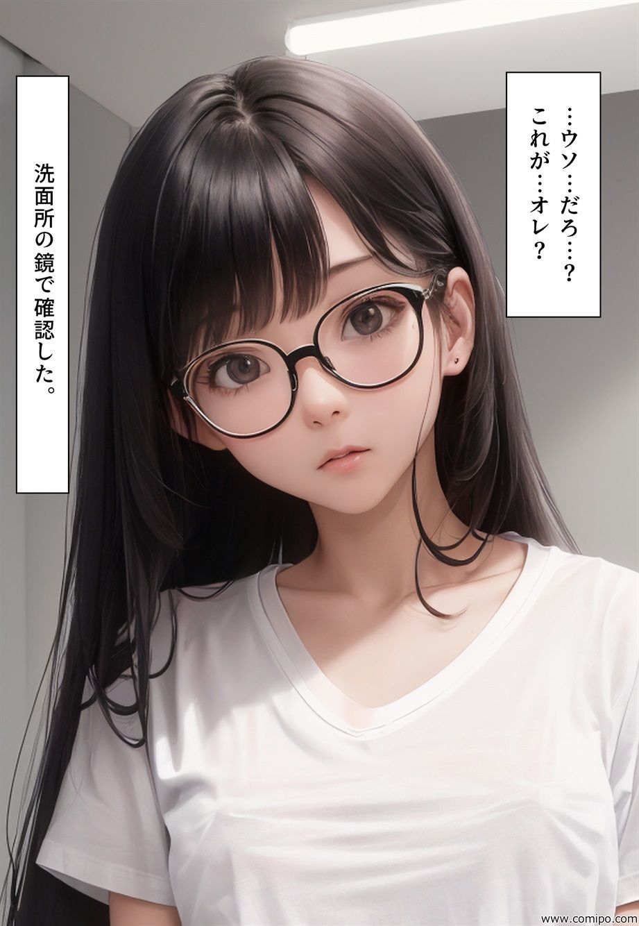 おとしだま 転がすと女体化し、女装させられる玉 サンプル3ページ目