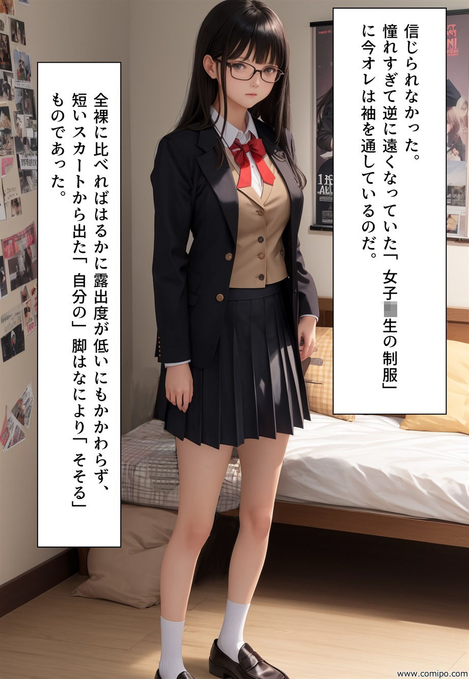 おとしだま 転がすと女体化し、女装させられる玉 サンプル7ページ目