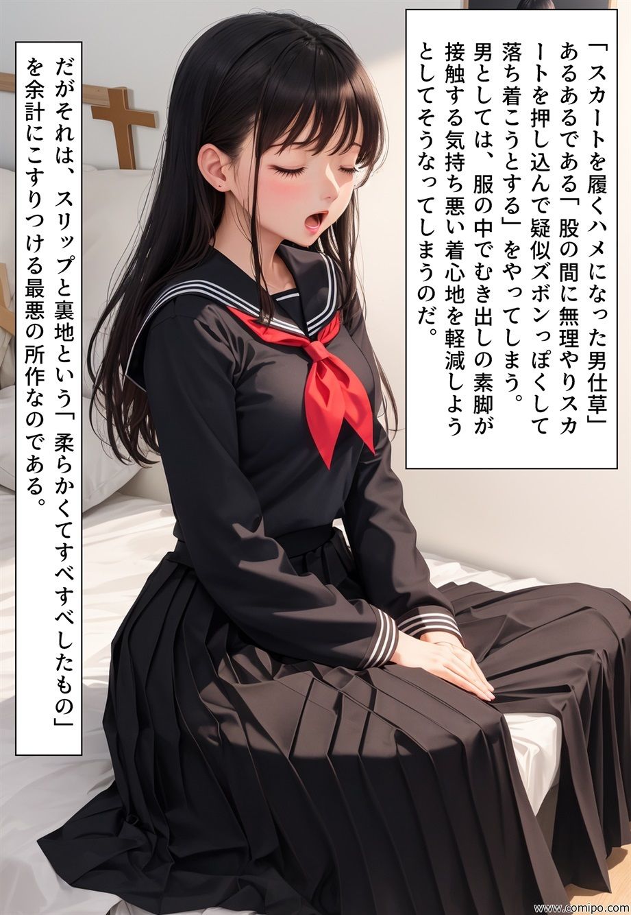 おとしだま 転がすと女体化し、女装させられる玉 サンプル8ページ目