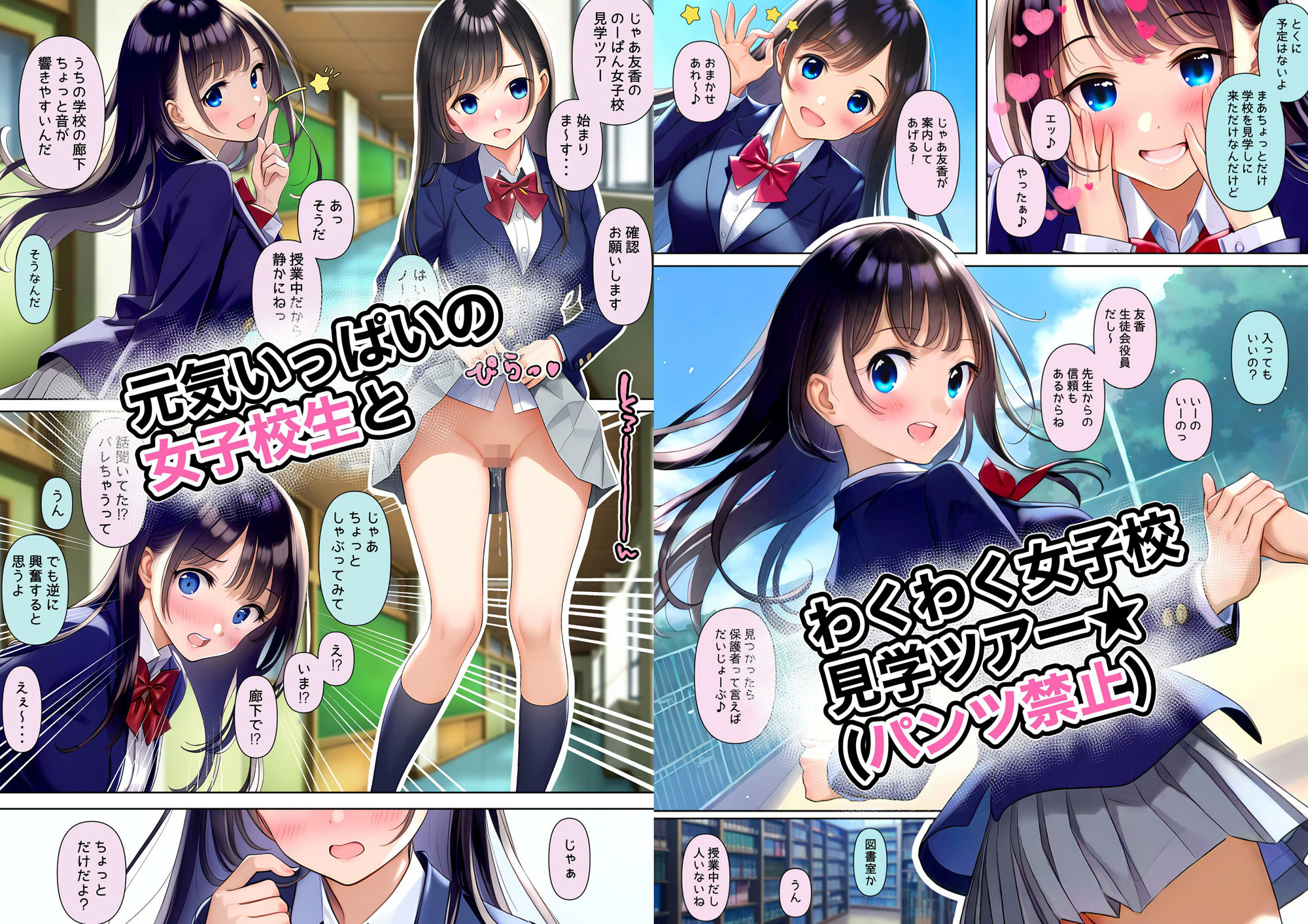 この街の女子校生は、どこかおかしい。第1話 サンプル3ページ目