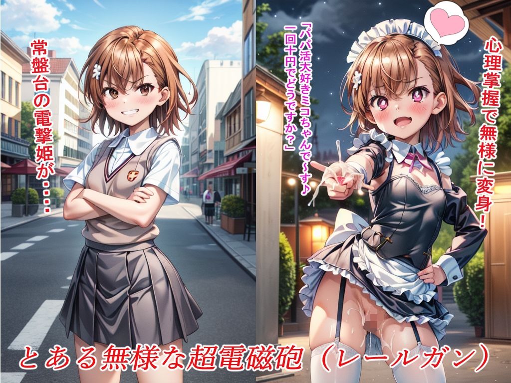 とある無様な超電磁砲（レールガン） サンプル1ページ目