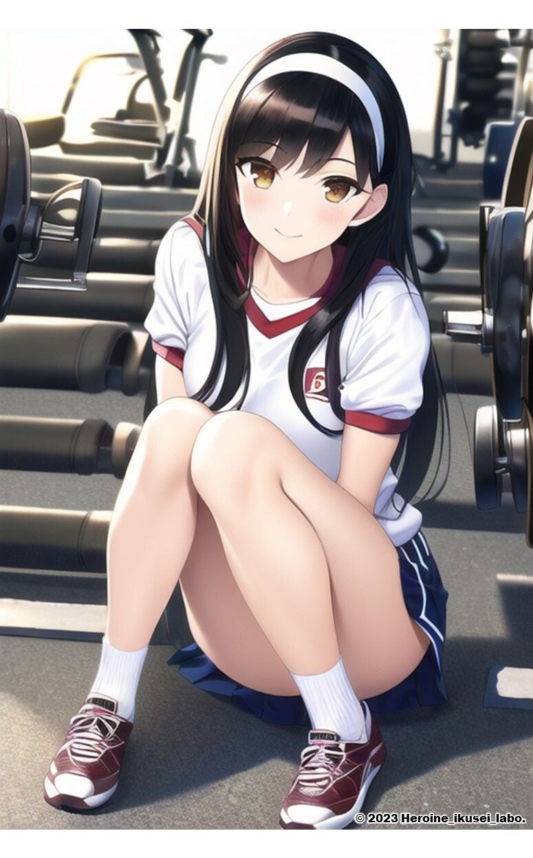 1つの呪文で生み出された100人のAI妄想美少女-9【運動場で何（ナニ）する？ 体操服女子編】 サンプル5ページ目