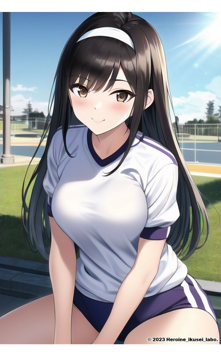 1つの呪文で生み出された100人のAI妄想美少女-9【運動場で何（ナニ）する？ 体操服女子編】 サンプル6ページ目