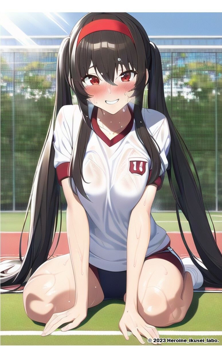 1つの呪文で生み出された100人のAI妄想美少女-9【運動場で何（ナニ）する？ 体操服女子編】 サンプル8ページ目