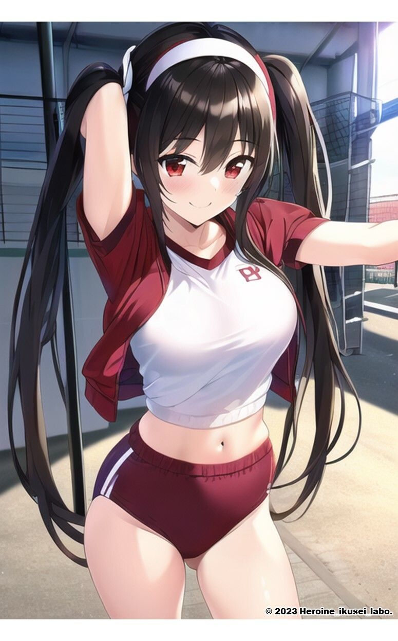 1つの呪文で生み出された100人のAI妄想美少女-9【運動場で何（ナニ）する？ 体操服女子編】 サンプル10ページ目