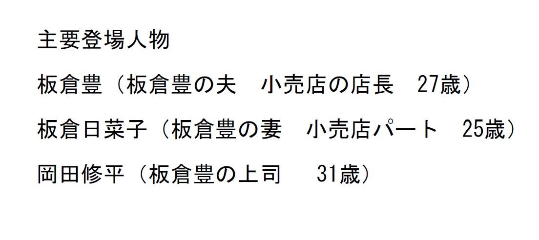 【長編官能小説】夫の目の前で上司に抱かれ続け寝取られた人妻 サンプル1ページ目