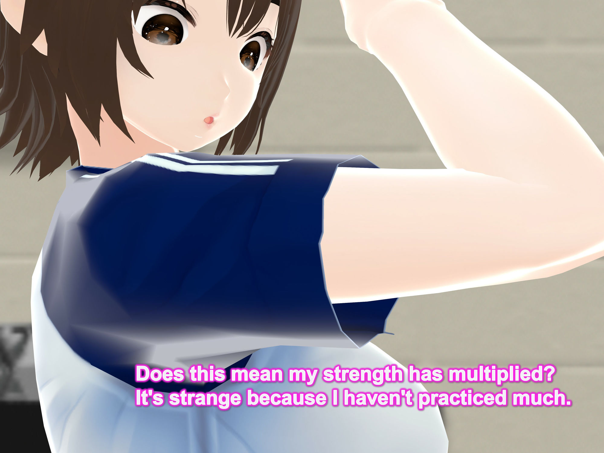 Outgrowing only girls， Overtake boys， Growth sound dumbbells Arc サンプル5ページ目