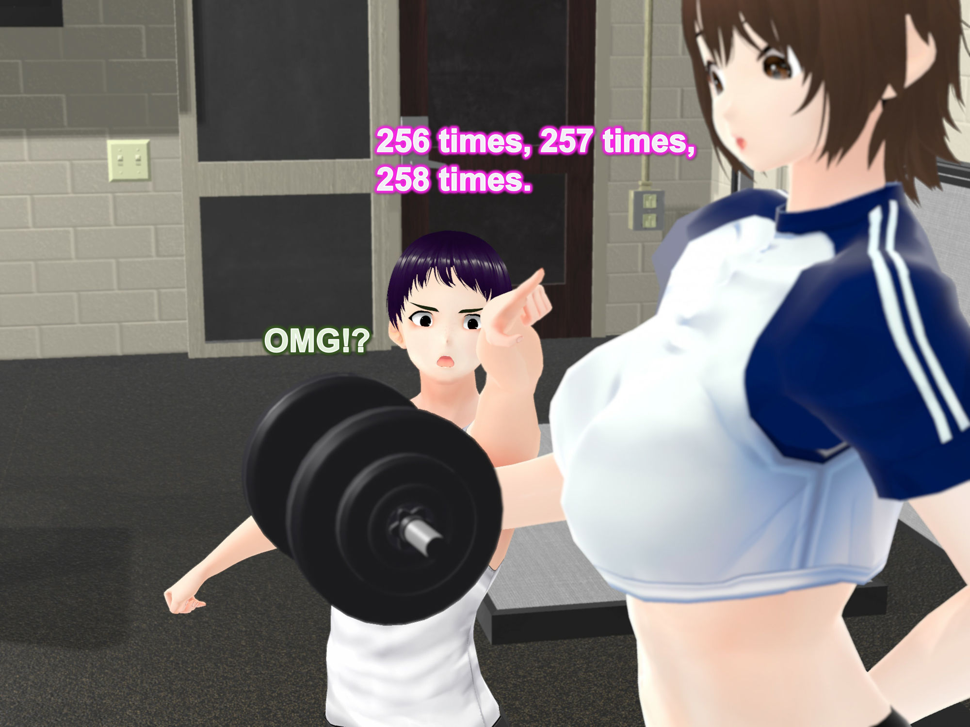 Outgrowing only girls， Overtake boys， Growth sound dumbbells Arc サンプル7ページ目