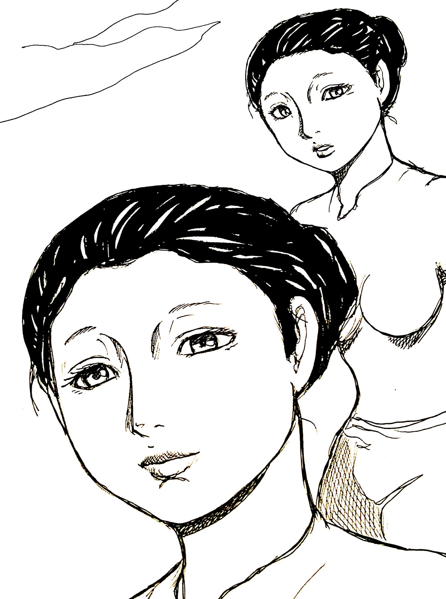 覚悟の女性 サンプル3ページ目