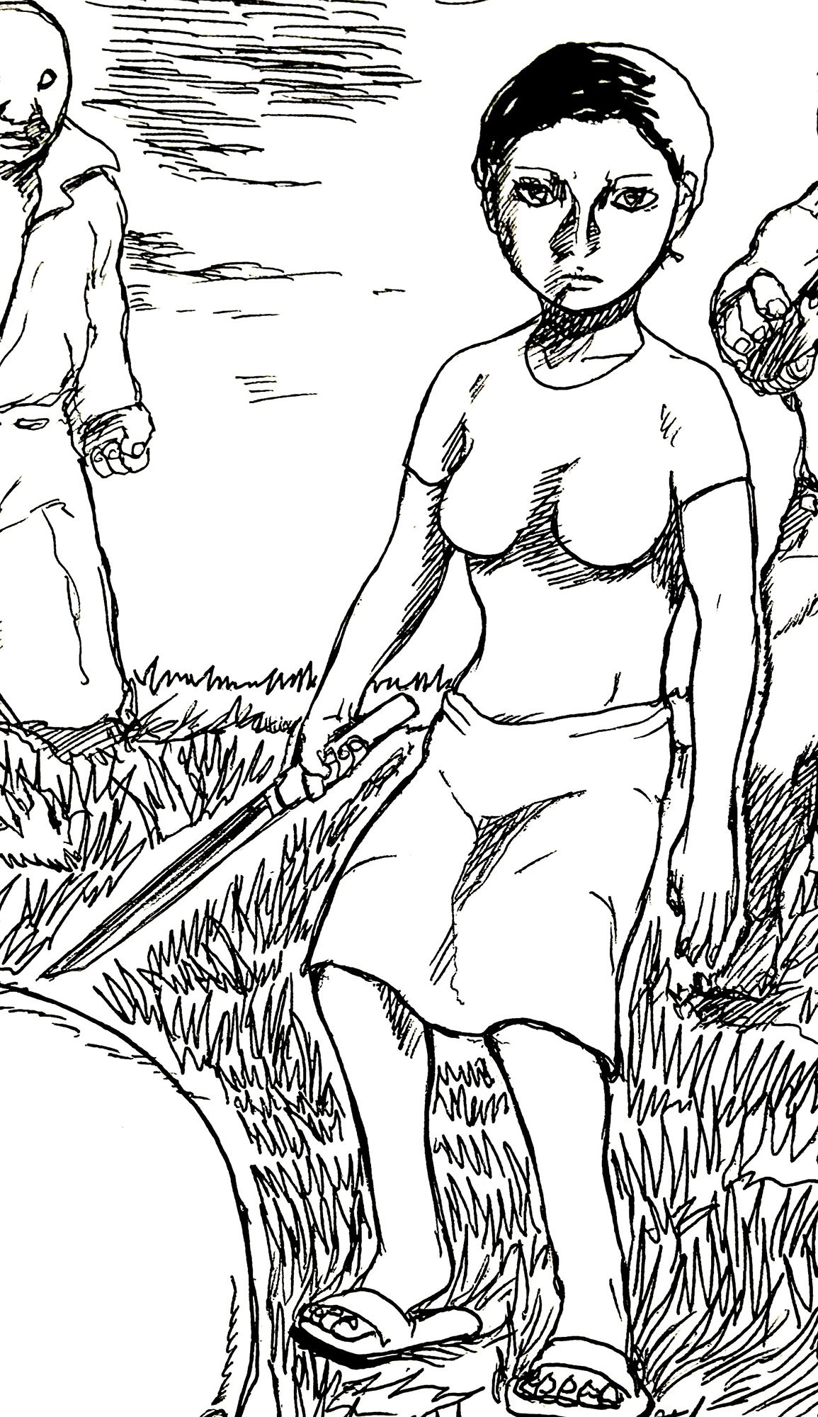 覚悟の女性 サンプル4ページ目