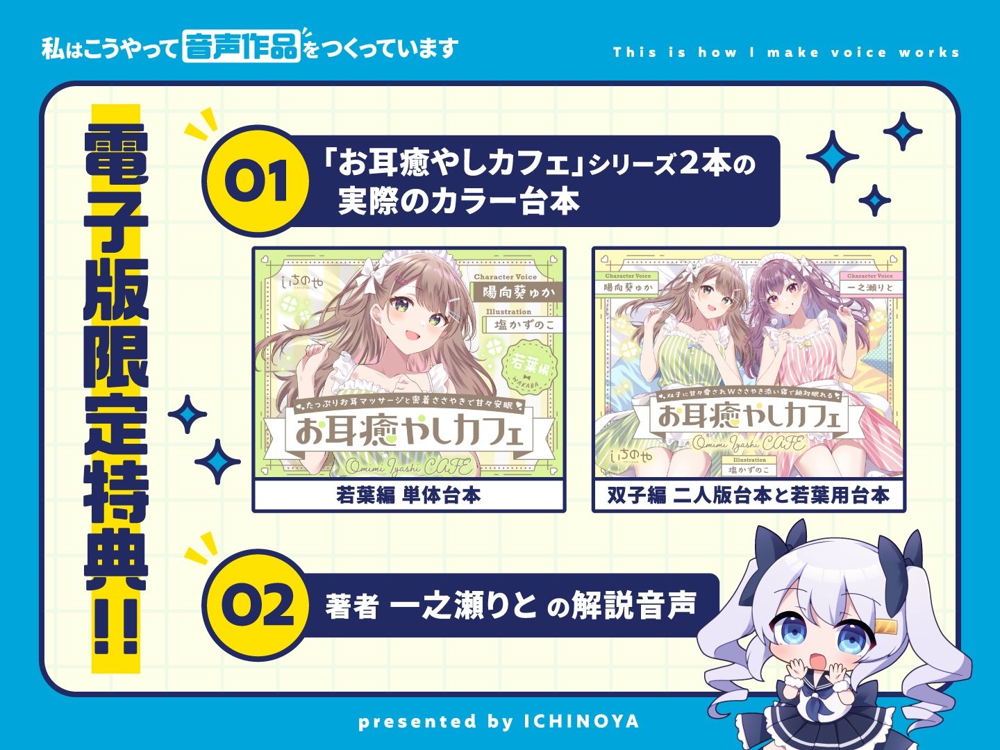私はこうやって音声作品をつくっています vol.1＆2 統合版 サンプル2ページ目