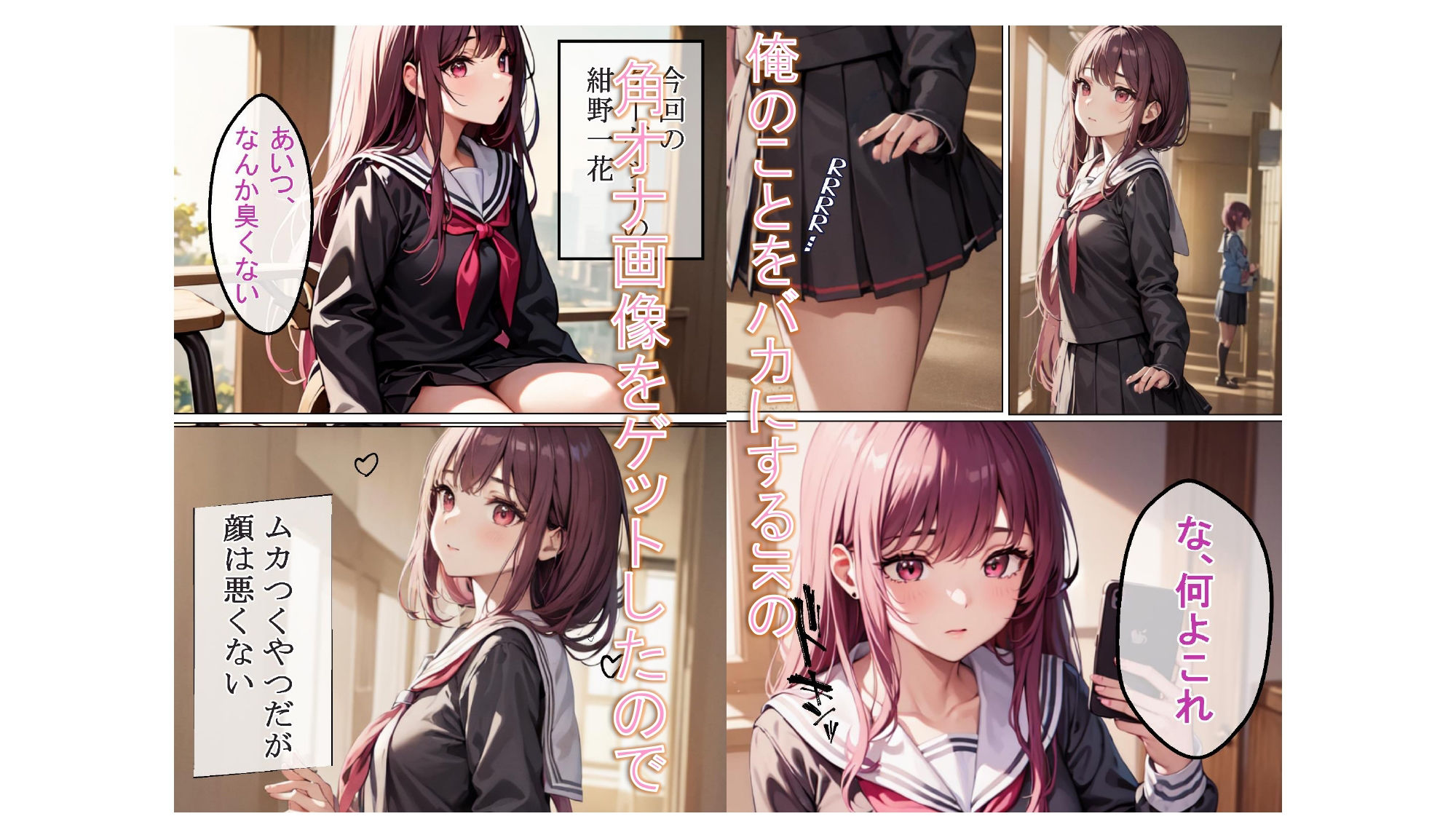 巨乳ギャルJKの教え子を角オナ画像で脅してSEXしてやった サンプル2ページ目