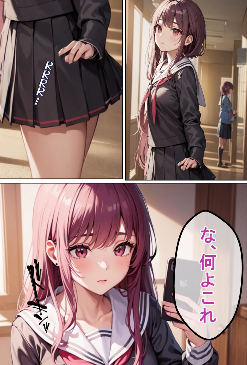 巨乳ギャルJKの教え子を角オナ画像で脅してSEXしてやった サンプル5ページ目