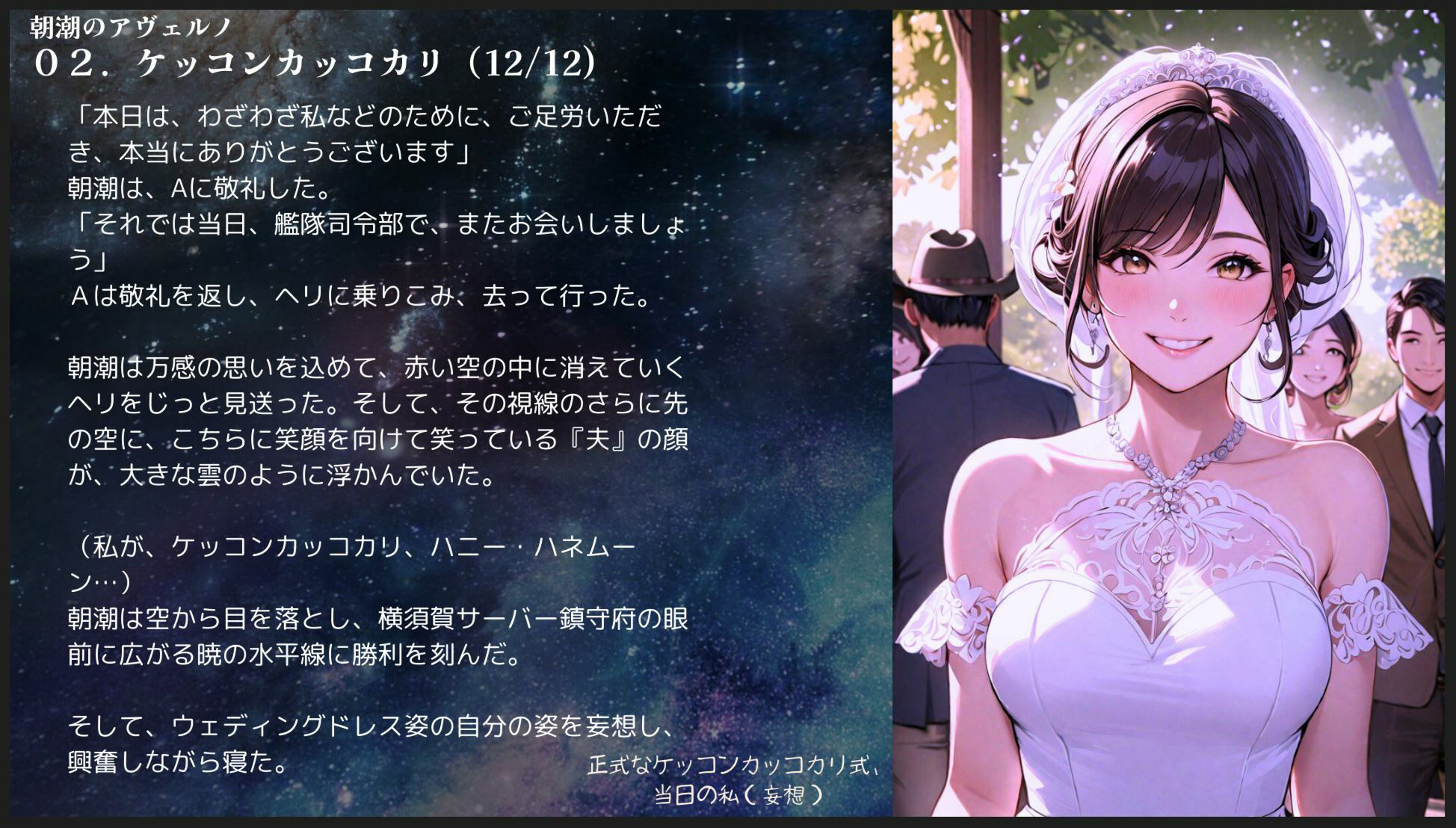 【昭和的官能小説】朝潮のアヴェルノ【異世界×艦〇れ】 サンプル4ページ目