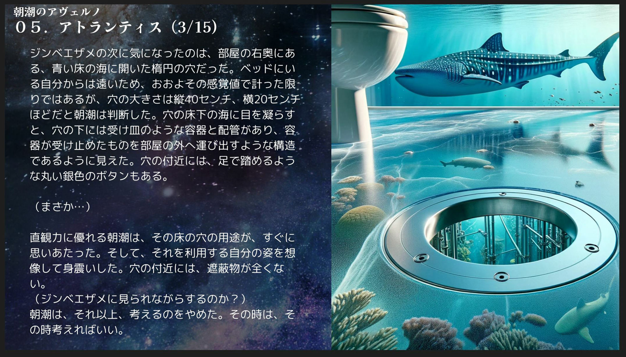 【昭和的官能小説】朝潮のアヴェルノ【異世界×艦〇れ】 サンプル5ページ目