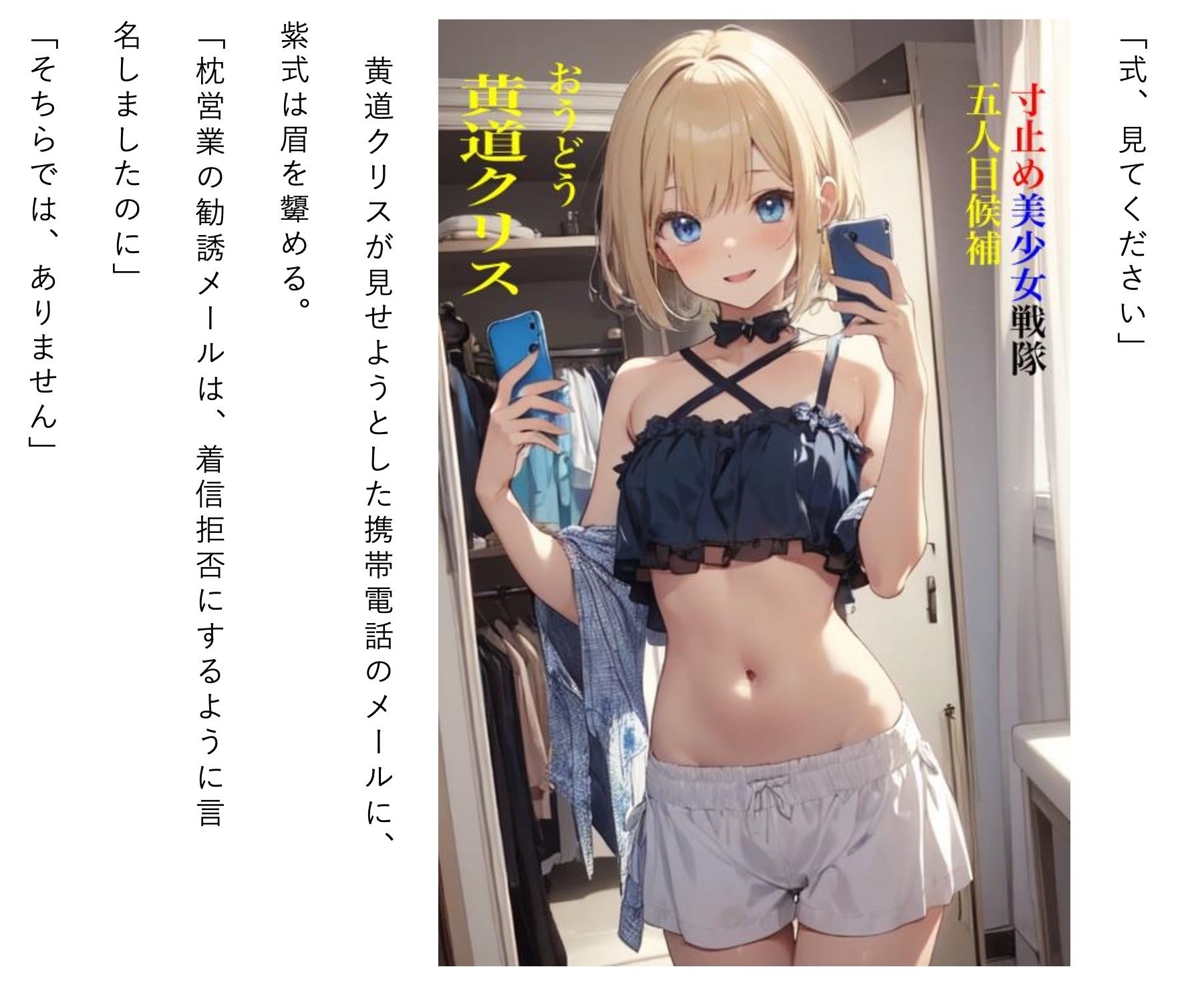 寸止め美少女戦隊プリティスキン 第一部 下巻 サンプル4ページ目
