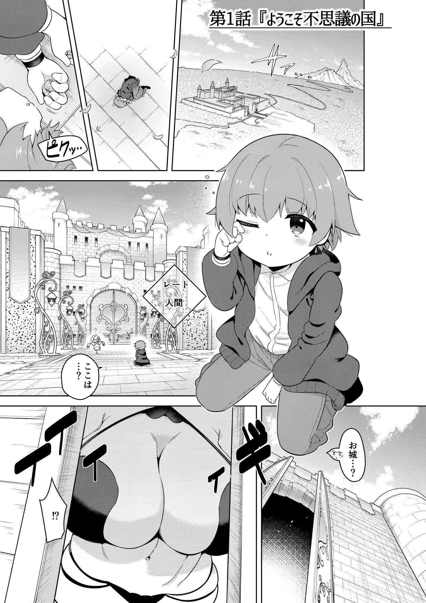 不思議の国のサキュバス コミカライズ！第1巻 サンプル2ページ目