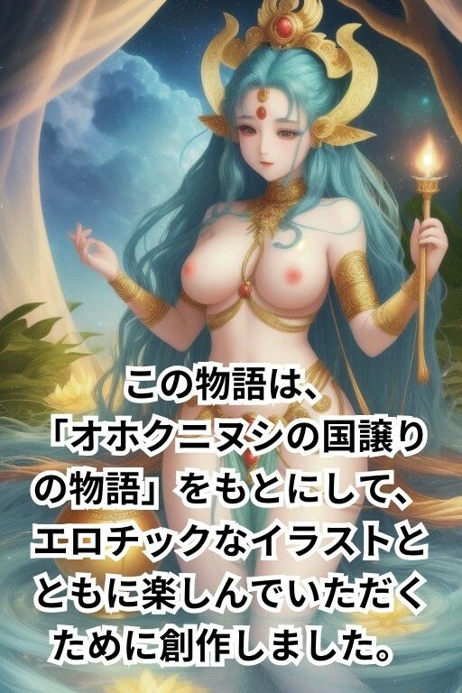 女神だけの日本神話 オホクニヌシの国譲りの物語 サンプル1ページ目