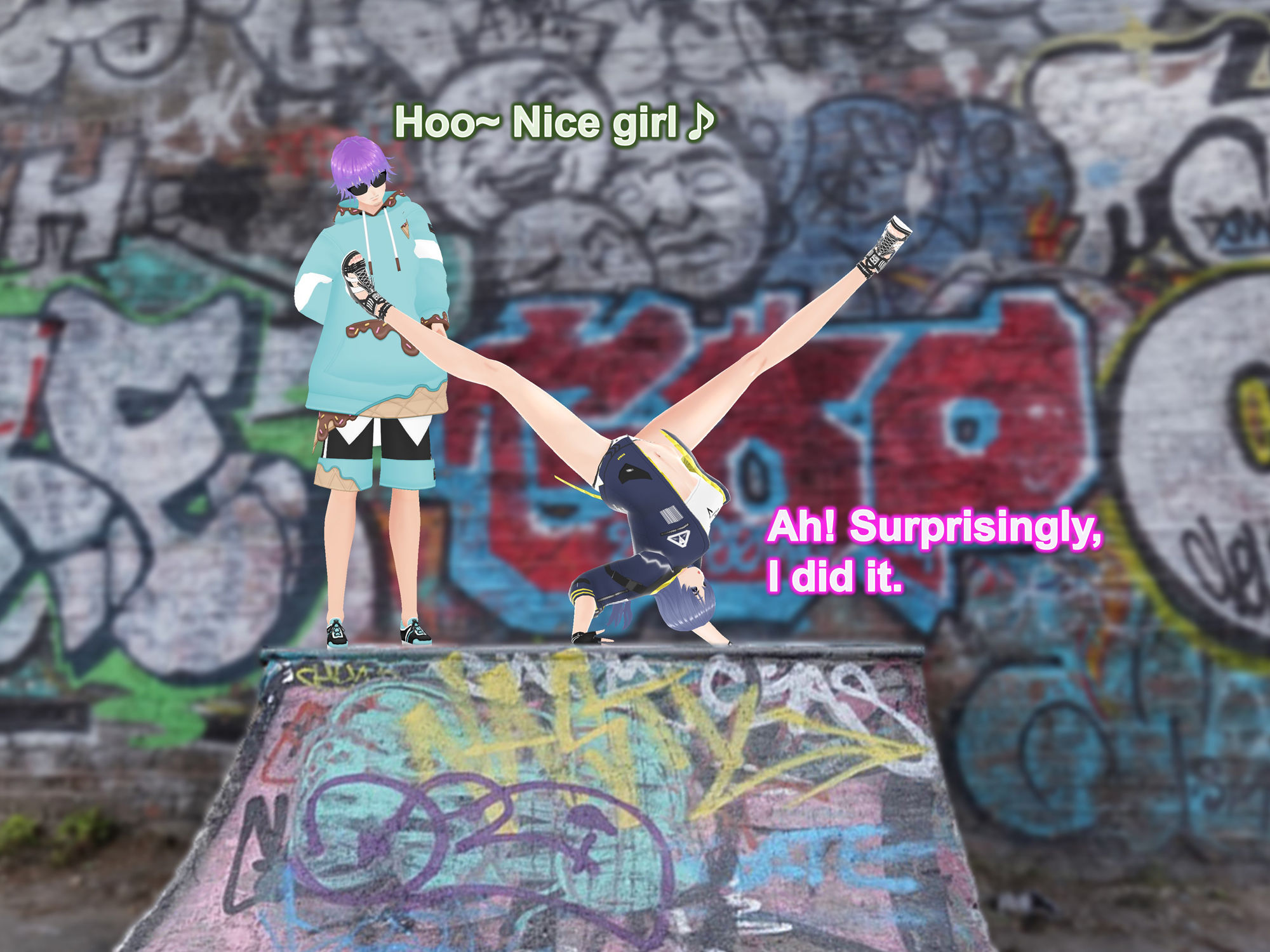 Outgrowing only girls， Overtake boys， Growth sound street culture Arc サンプル5ページ目