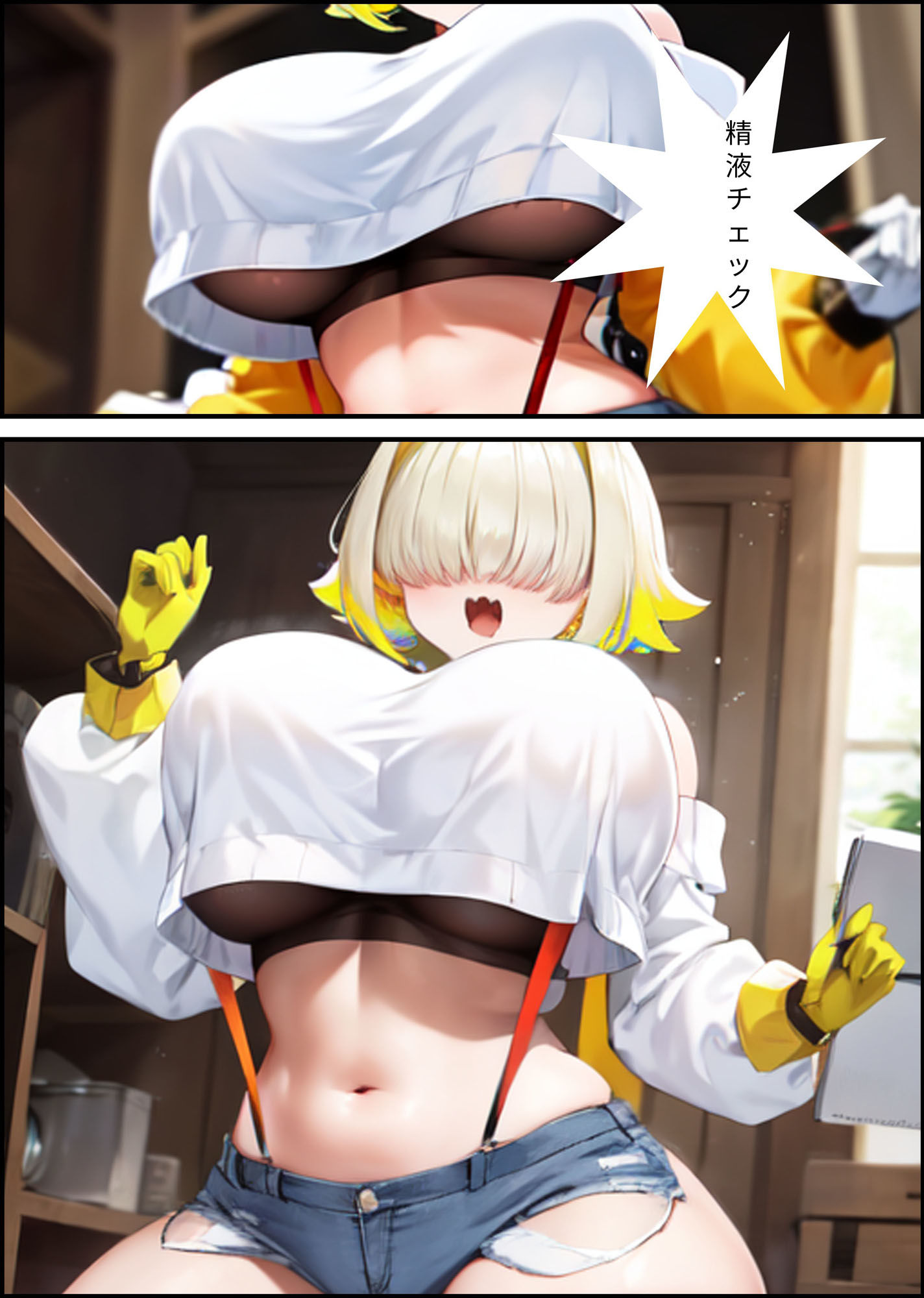 精液チェックですぞ サンプル1ページ目
