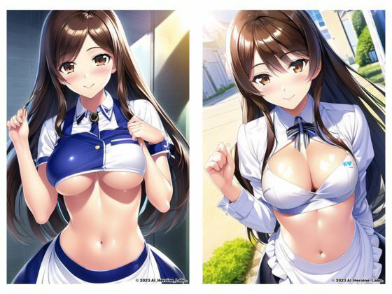 1つの呪文で生み出された100人のAI妄想美少女-34【噂のカフェ？えちカフェ店員女子編】 サンプル10ページ目