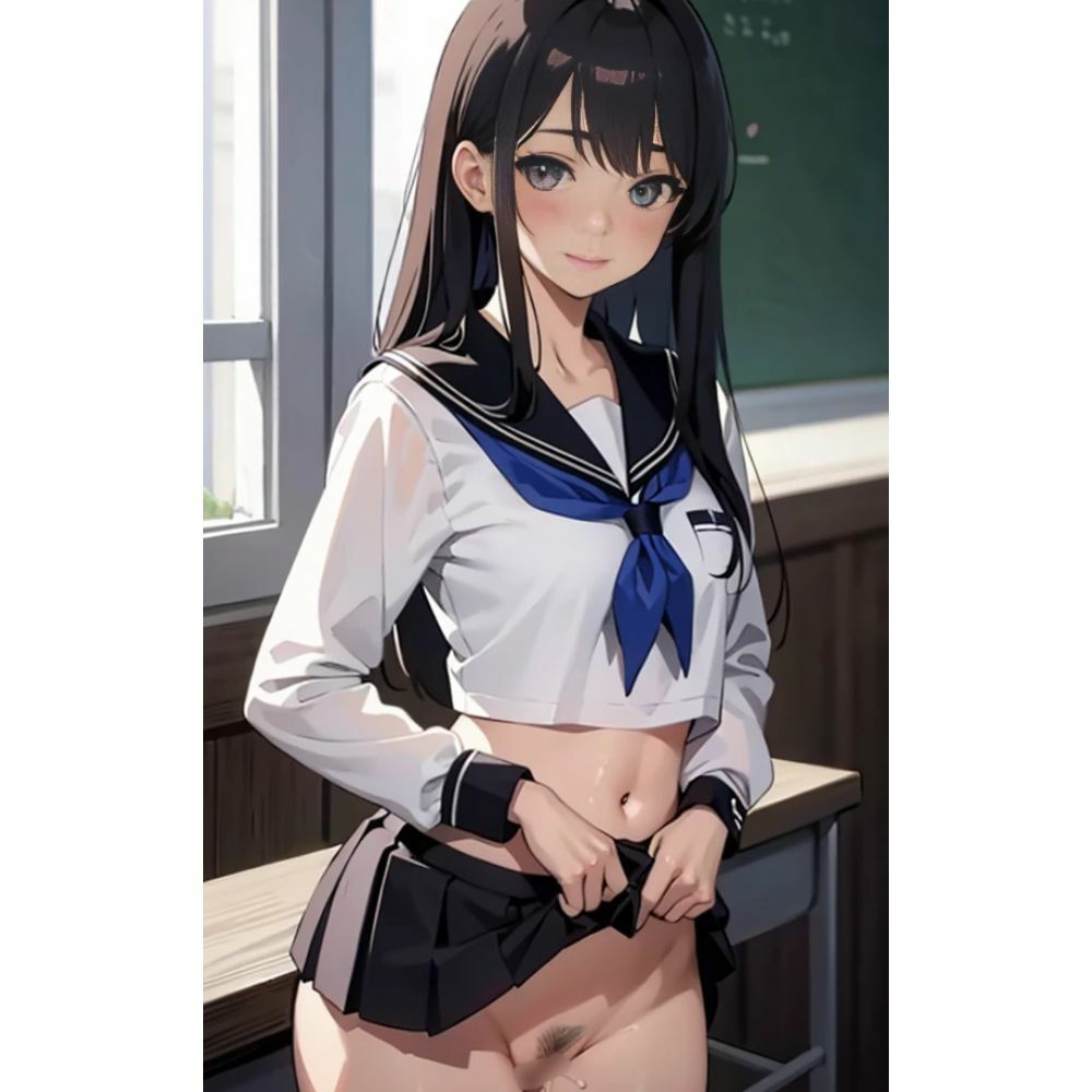 美少女のノーパンパンチラ サンプル8ページ目