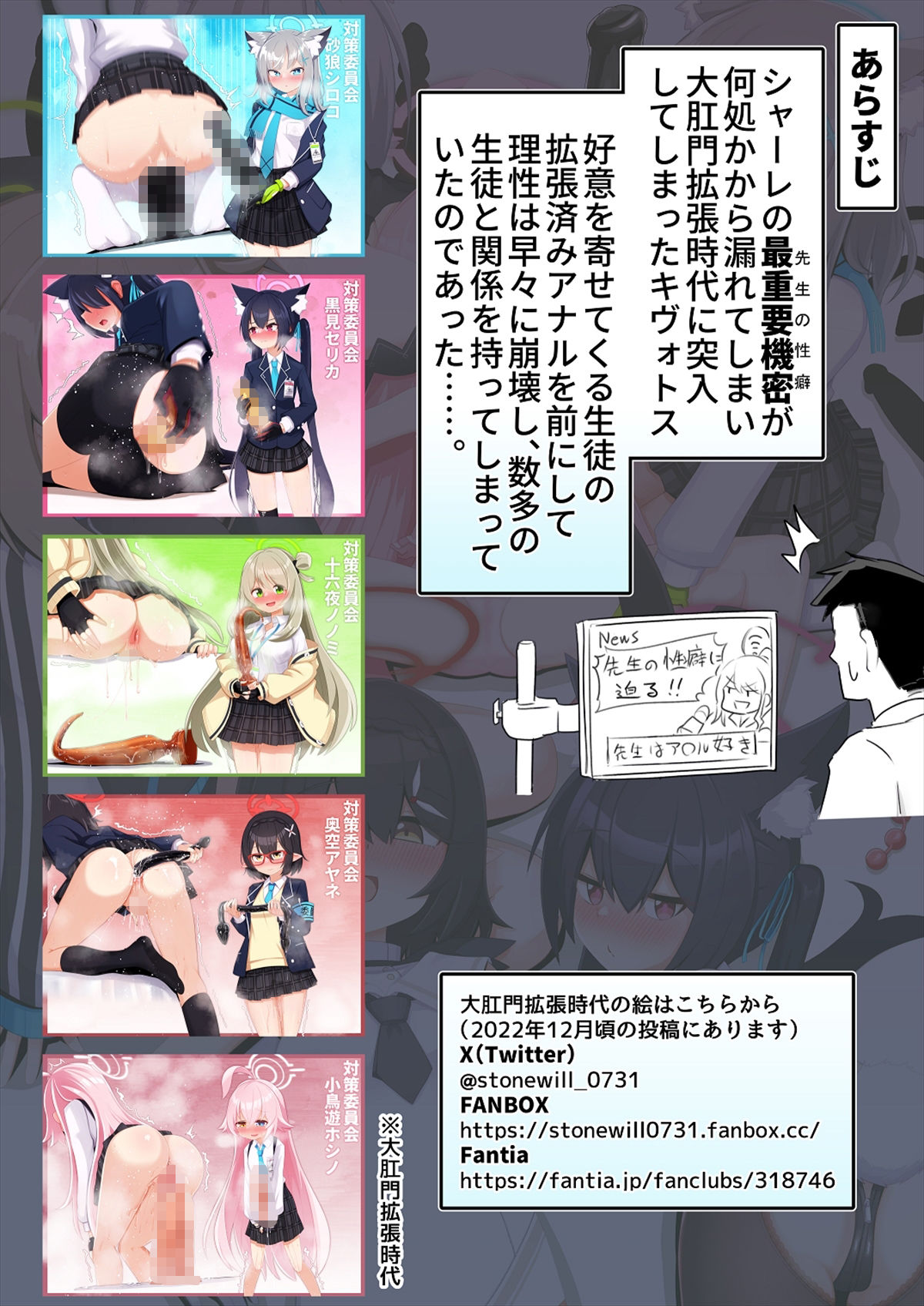 尻穴アーカイブ アビドス編 サンプル2ページ目