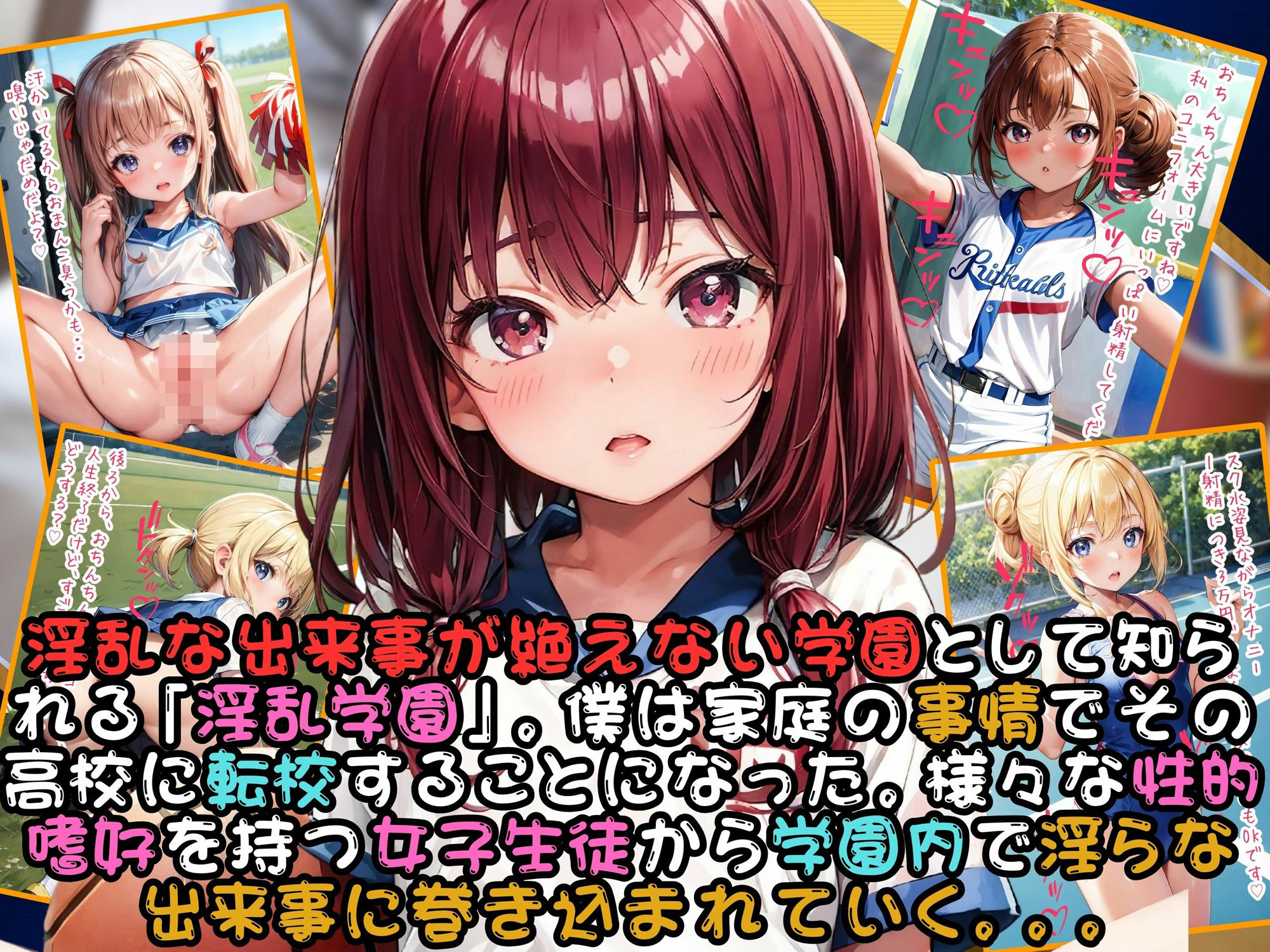 淫乱学園〜部活少女とエッチ〜 サンプル1ページ目