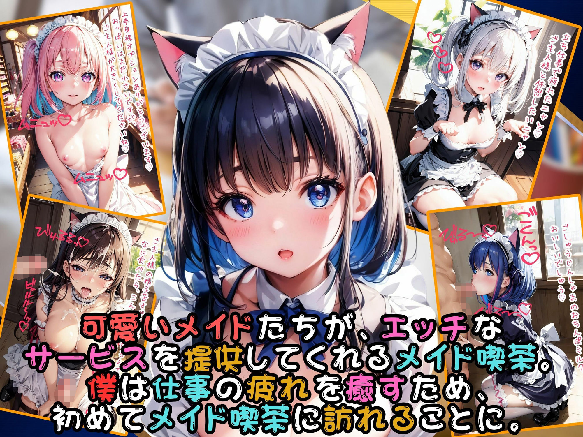 性処理メイド学園 サンプル1ページ目