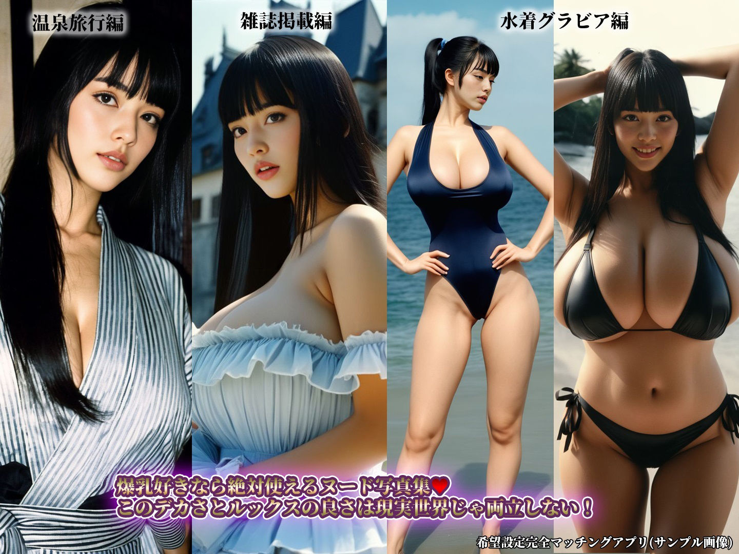 希望設定完全マッチングアプリ Wカップグラビア女優マッチ編 サンプル7ページ目