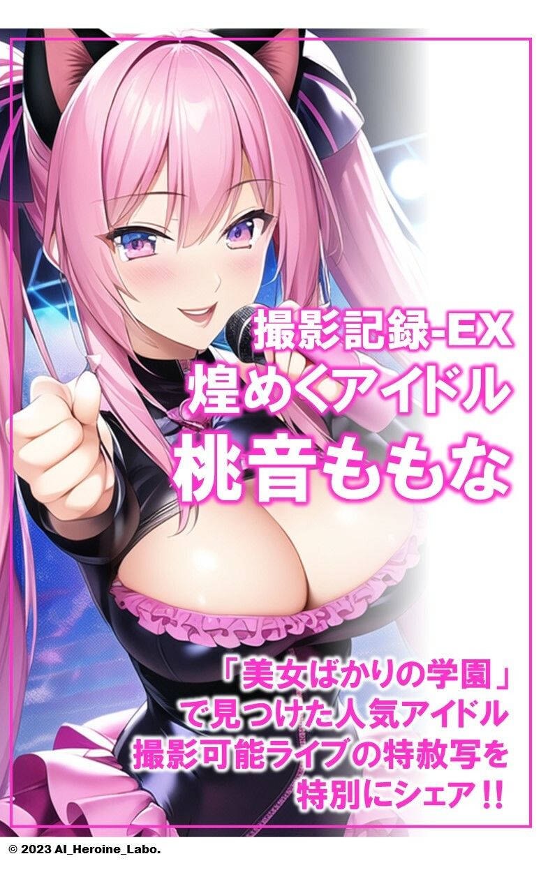 1つの呪文で生み出された100人のAI妄想美少女-35【秘撮官輝矢明光【シークレットカメコ】煌きアイドル桃音ももな秘撮任務編】 サンプル7ページ目