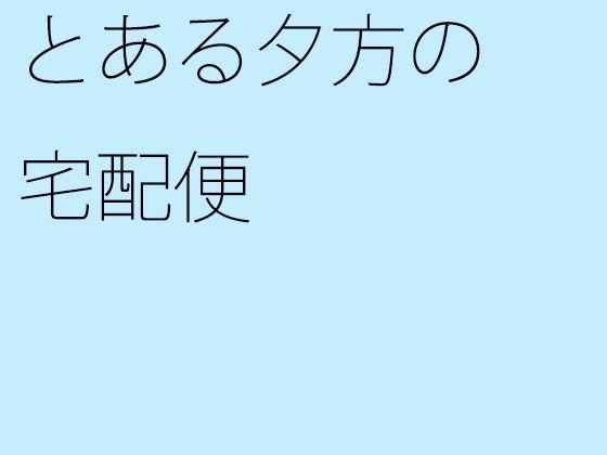 とある夕方の宅配便