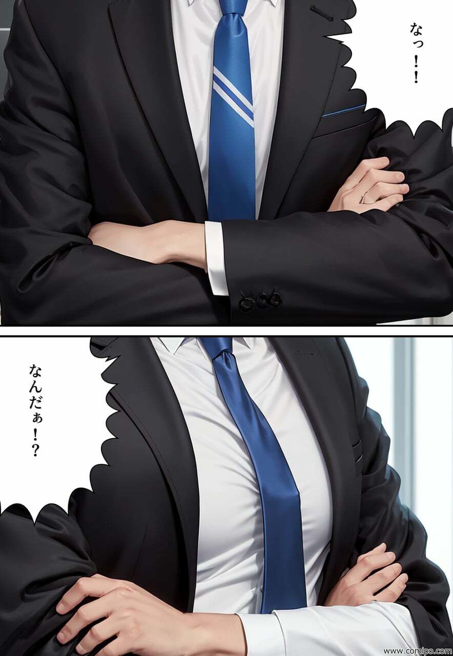 女体化カンパニー 男性社員を女に変えてセクハラざんまい！ サンプル2ページ目