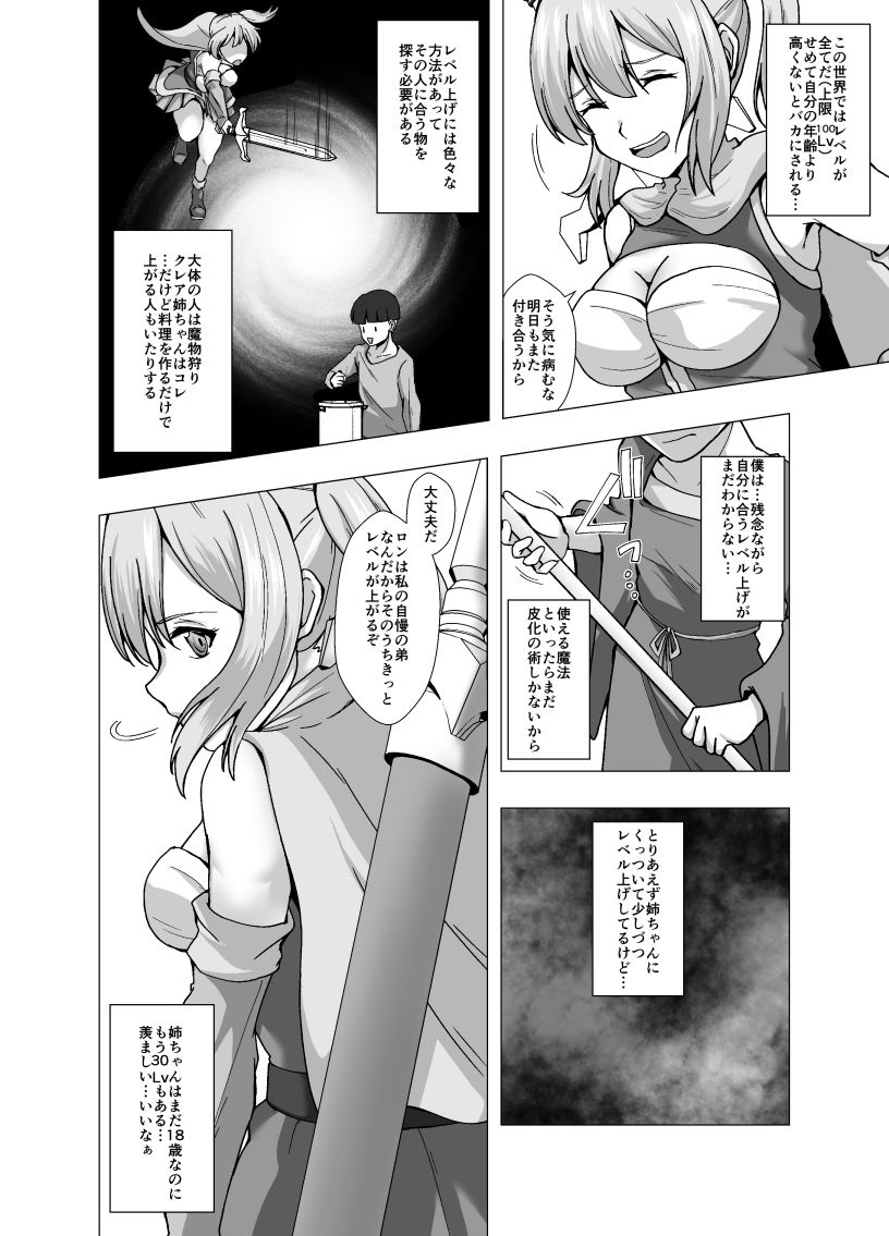 僕のレベルアップの方法は皮を着て射精するコトでした サンプル2ページ目
