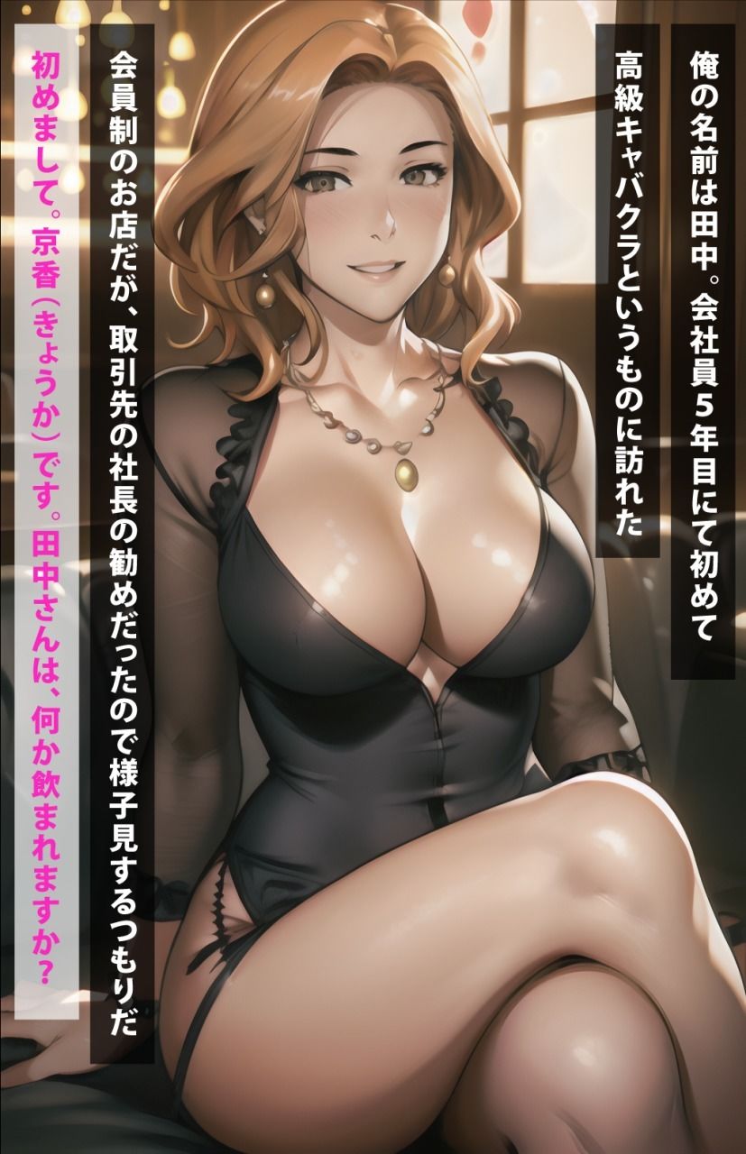 橘さんの淫乱日記〜会員制高級キャバ編〜 サンプル1ページ目