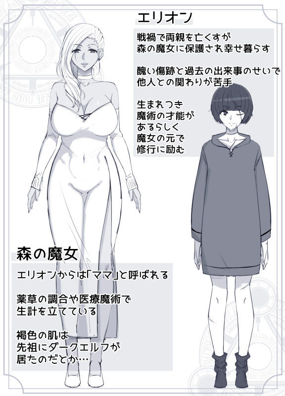 魔女の呪いは、永遠の愛のように サンプル5ページ目