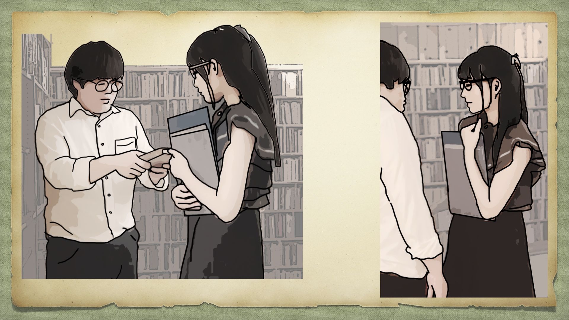 夏休み中の図書館 美人司書の静香さんのマン汁は少した？けしょっは？くて美味しい サンプル6ページ目