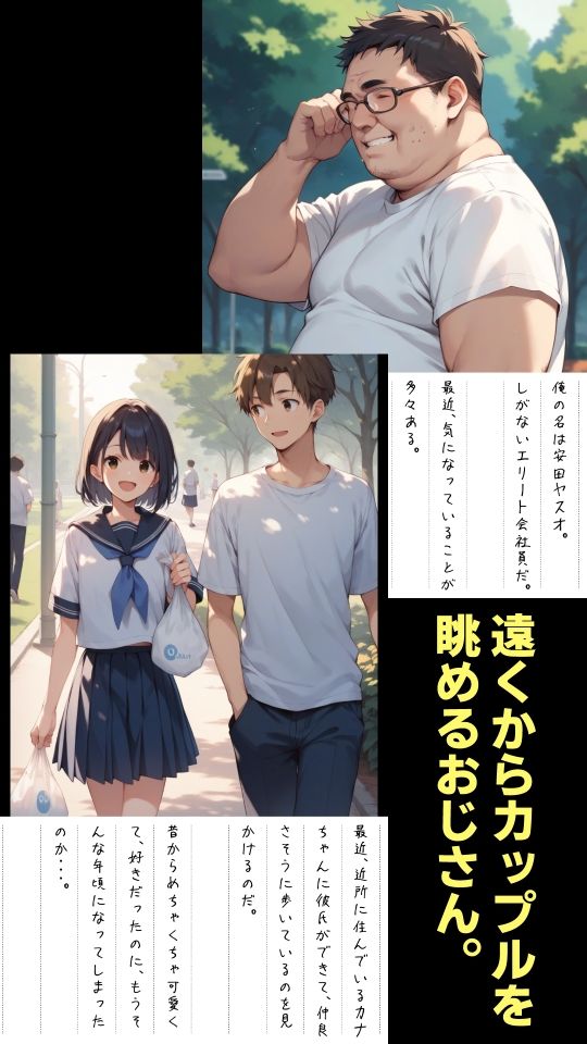 メタモルおじさん サンプル1ページ目