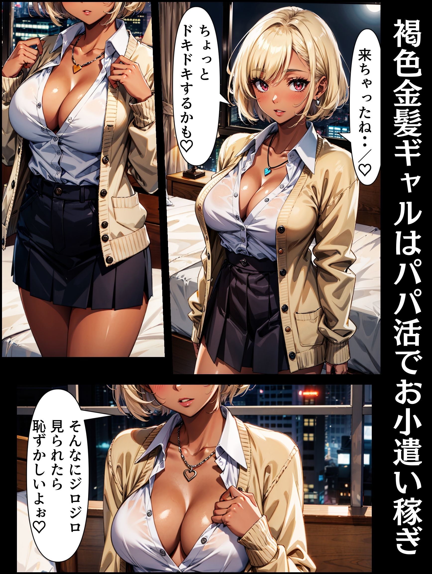 パパ活ギャルが生意気すぎたので、わからせ輪●してやった サンプル1ページ目