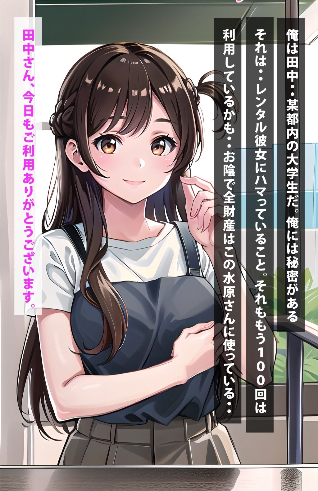 水原〇鶴をレンタルして中出しまで サンプル1ページ目