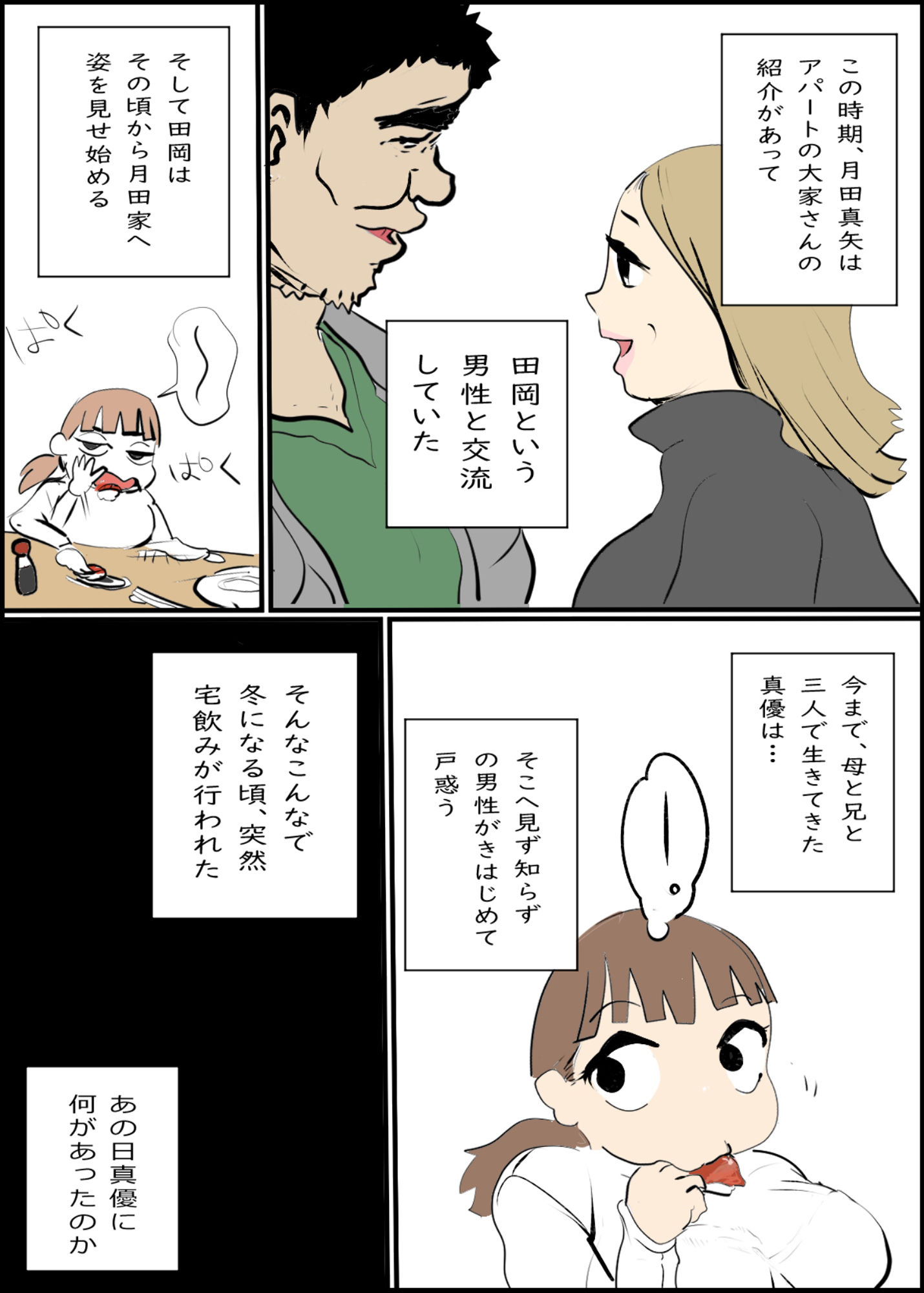 真優肉欲生存編 1 サンプル3ページ目