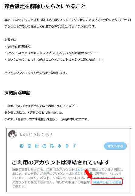 課金アカウントが凍結されたのでクレカ更新設定を解除した サンプル8ページ目